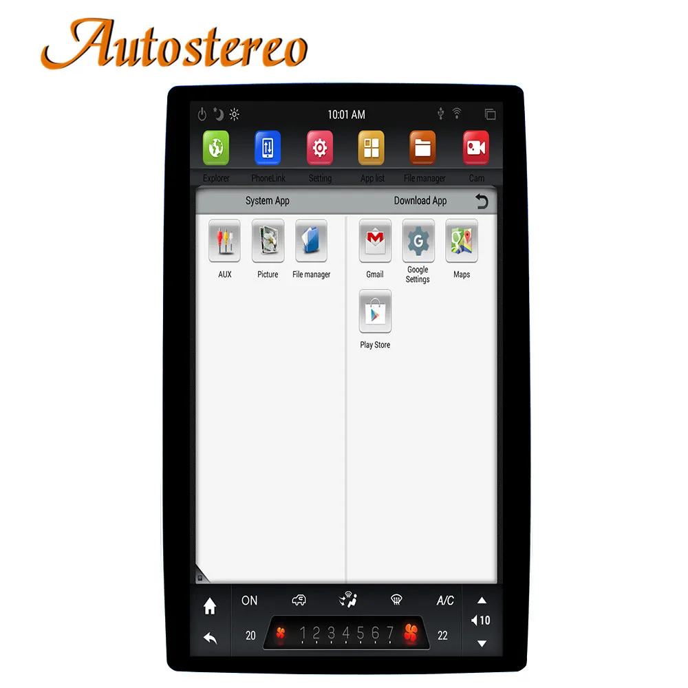 Top Tesla style Android 8 Car GPS Navigation car No DVD Player For Toyota/Nissan/Suzuki/Lexus most radio tape recorder auto headunit 9