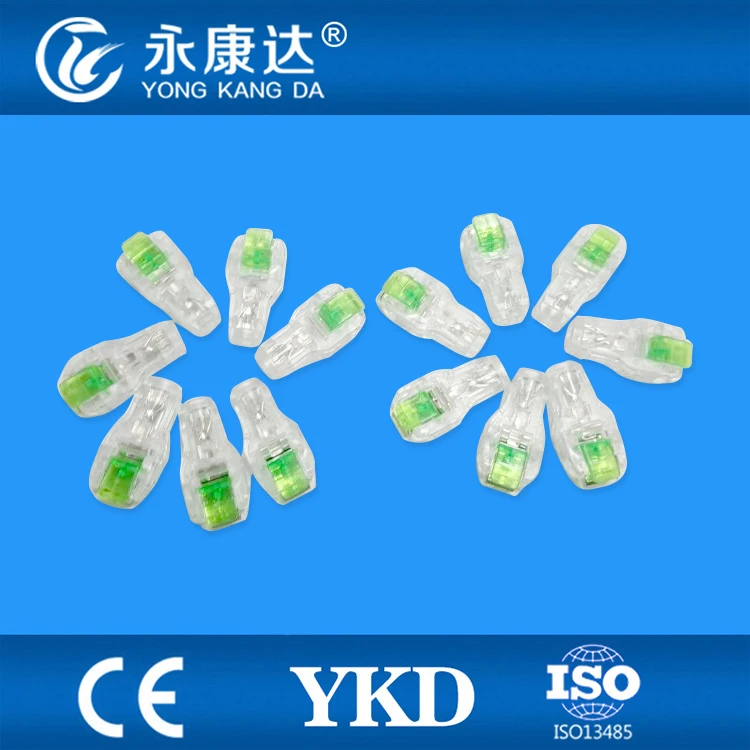 

10PCS/Set Ge ecg electrodes clip Surelock Adapter