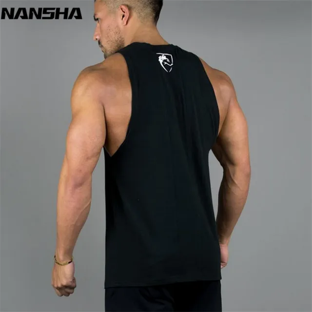 Mens Sleeveless T-shirts Summer Cotton Male Tank Tops High Quality Gyms Bodybuilding Sportswear Clothing Undershirt Tank Tops