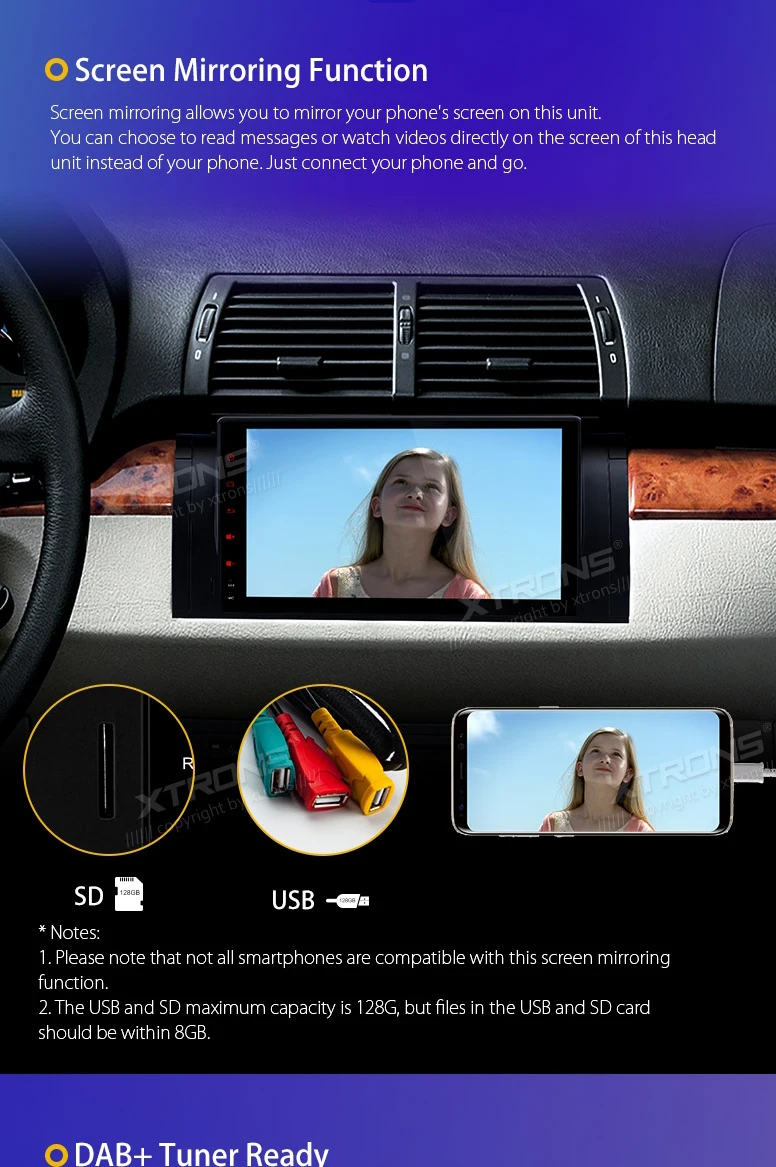 Perfect 9" Android 8.0 OS Car Multimedia GPS Radio for BMW X5 E53 1999-2006 & E39 M5 1999-2003 & E39 1995-2003 with 4GB RAM 32GB ROM 11