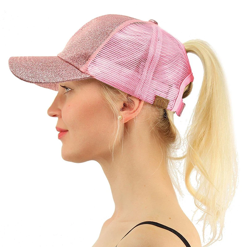 

Outdoor sunshade Ponytail Tennis Cap Tennis Messy Bun Hat Snapback cap women Hat Snapback gorras mujer