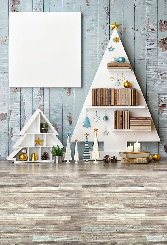 

Newborn Christmas Backdrop Background Wood Board Wall Vinyl Photographic Backdrops Books Decor fotografie achtergrond