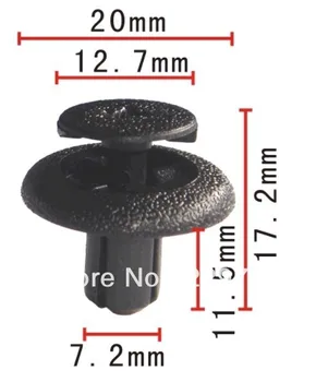 

100PCS Free Shipping Push-Type Retainer For Lexus 1990-On 90467-07138 Auto Plastic Fasteners Fasteners For Cars