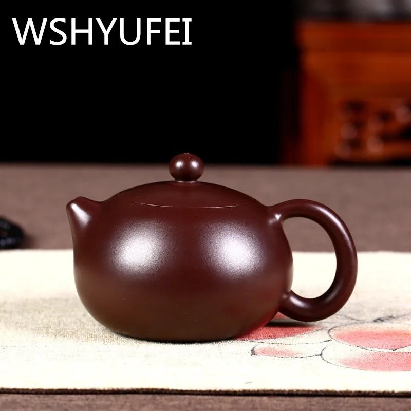 

Large capacity 320ml purple sand teapot master Wang Zhenxue handmade Xi Shi pot water home water drinker WSHYUFEI
