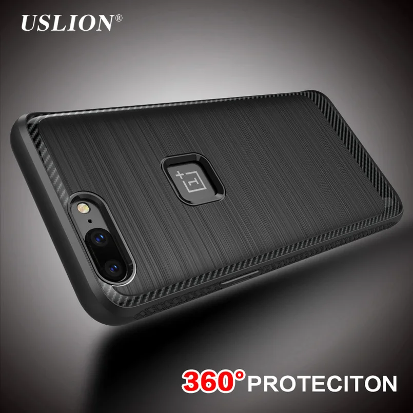 USLION Phone Case For Oneplus 5 Armor Drawing Carbon Fiber Case 1 plus 5 Soft TPU Silicone Back Cover Coque For one plus 5 1-plus-5-cover : image USLION Phone Case For Oneplus 5 Armor Drawing Carbon Fiber Case 1 plus 5 Soft TPU Silicone Back Cover Coque For one plus 5 1-plus-5-cover