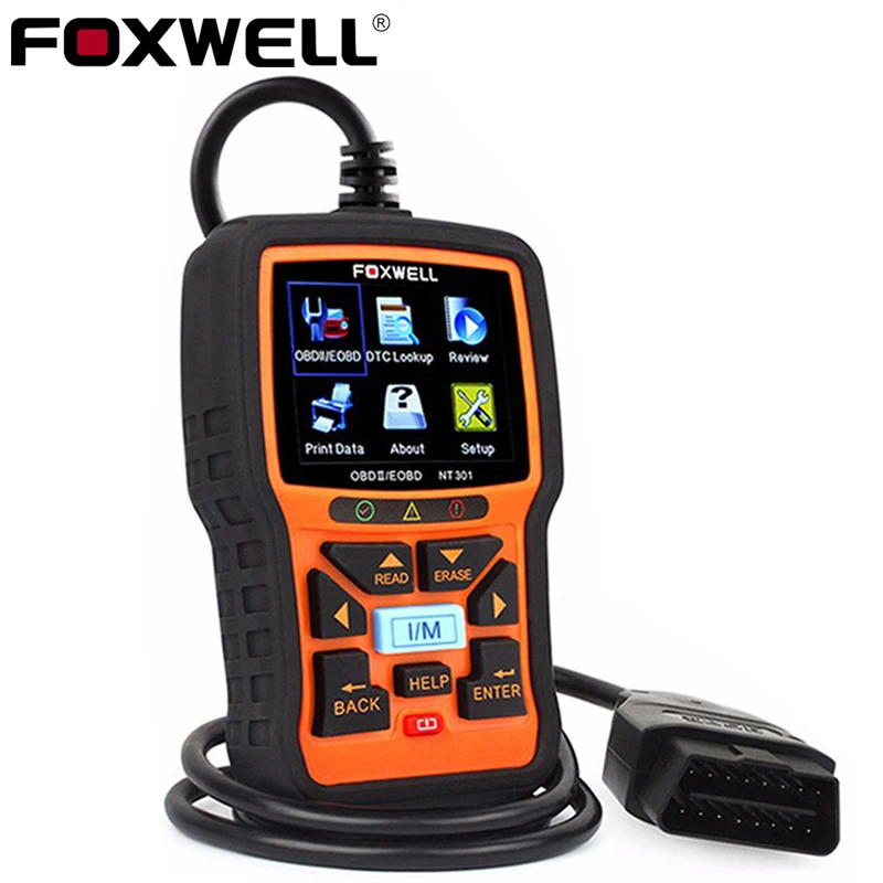 FOXWELL NT301 OBD2 Automotive Scanner Car Code Reader Engine Analyzer Live Date Universal obd2 ... FOXWELL NT301 OBD2 Automotive Scanner Car Code Reader Engine Analyzer Live Date Universal obd2 ...