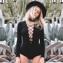 Купальный костюм с длинными рукавами, цельный, закрытый женский купальник, черный купальник, монокини с пуш-апом, кружевной купальный костюм, XL
