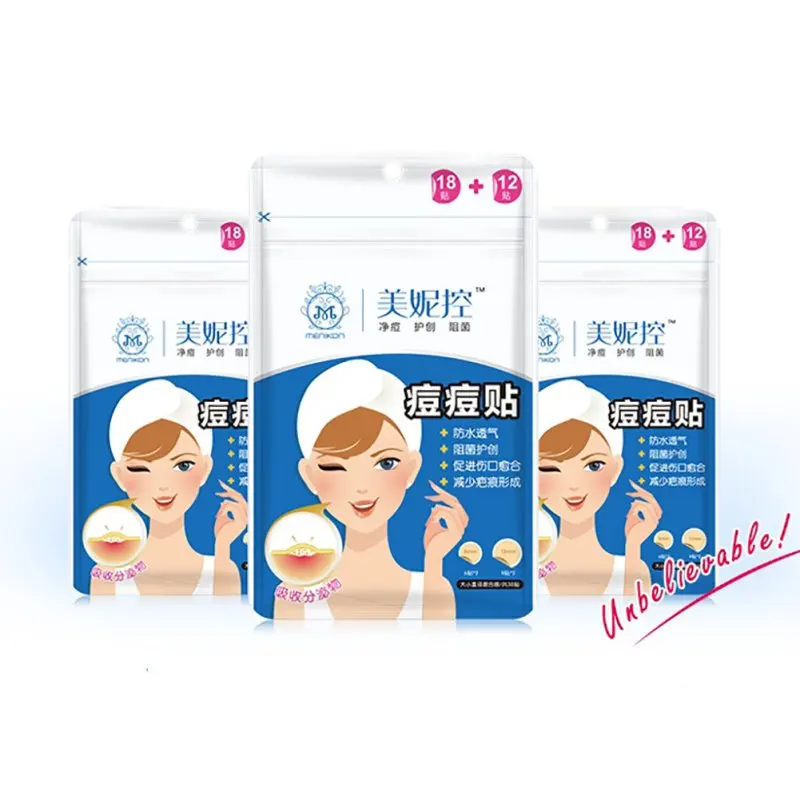 

30pcs Little Stickers Acne Treatment Anti-inflammatory Smoothing Makeup Invisible Acne Patch 2018 New