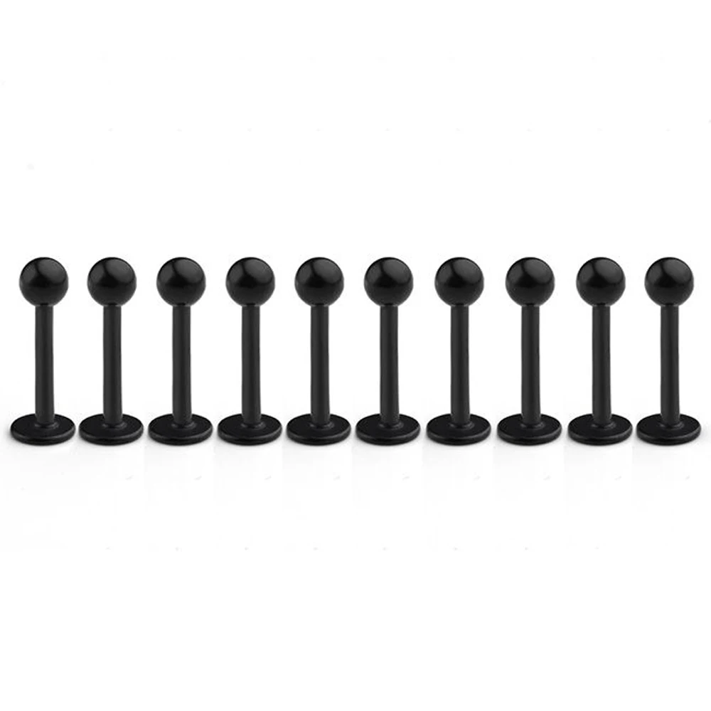 1Piece 316L Surgical Steel Titanium Anodized Labret Lip Stud Ring Ear Tragus Stud Barbell Body Piercing Jewelry,Rose Gold,1.2X8X3mm 1Piece 316L Surgical Steel Titanium Anodized Labret Lip Stud Ring Ear Tragus Stud Barbell Body Piercing Jewelry,Rose Gold,1.2X8X3mm