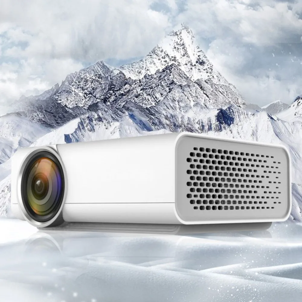 YG520 Home Micro Projector, Mini Miniature Portable, 1080P HD Projection, Mini LED Projector, For Home Theater Entertainment