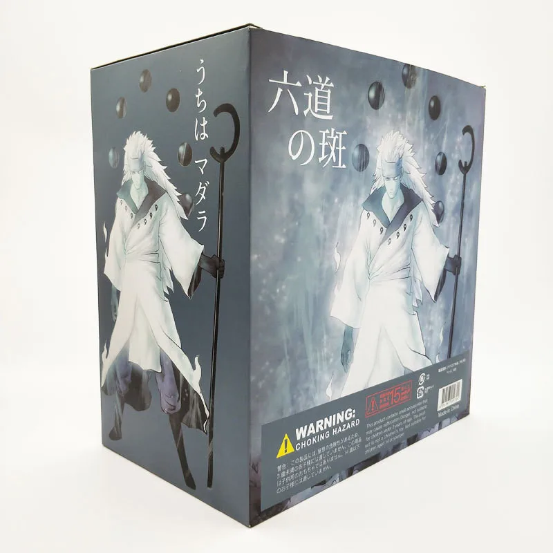 Аниме Uchiha Madara Rikudō Sennin ootuki Hagoromo ПВХ фигурку Замена лица Коллекция Модель игрушки 26