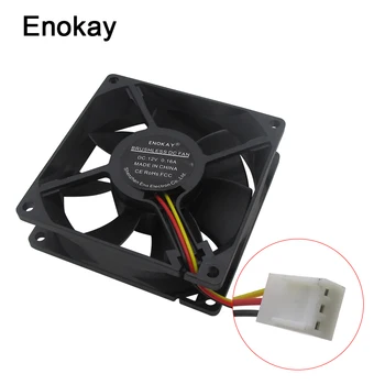 

Wholesale 5 Pieces 80mm 8025 80x80x25mm DC 12V 3Pin Hydraulic PC CPU Cooling Cooler Fan