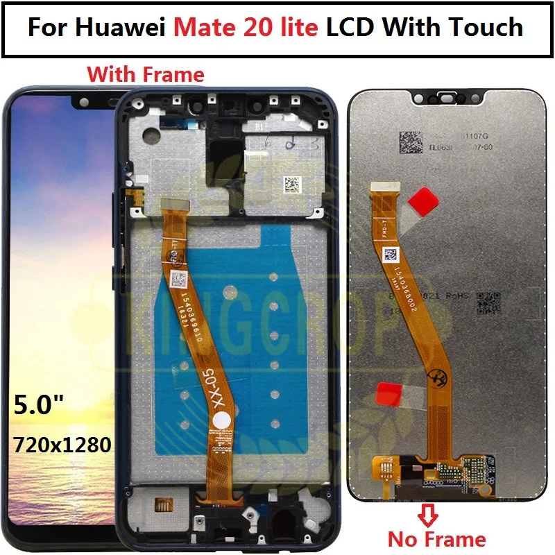 

Huawei mate 20 lite LCD with frame Display Touch Screen Digitizer Assembly Replacement mate 20lite Huawei mate 20 lite LCD