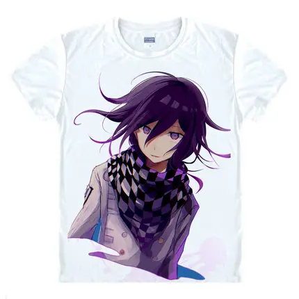 Новая футболка для косплея Danganronpa V3, аниме Ouma Kokichi Dangan ronpa, футболка с коротким рукавом, топы, футболки - Цвет: 16