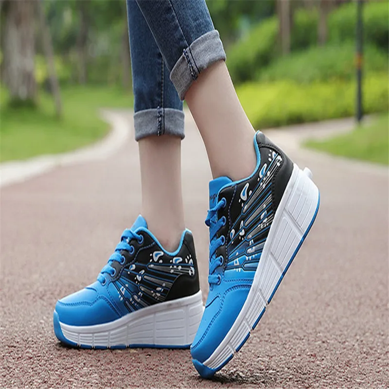 EUR 28 43 NIEUWE Kinderen Junior Roller Skate Schoenen Kids Sneakers Met  Twee heelies Jongens Meisjes Wielen Schoenen Volwassen casual jongens  Schoenen|Sportschoenen| - AliExpress