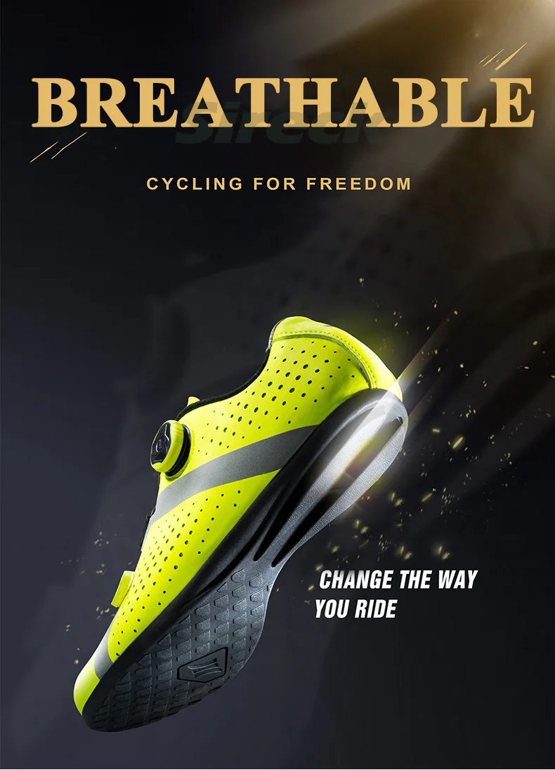 Santic Cycling Shoes Men Women MTB Mountain Road Bike Shoes Rubber Anti-slip Unlocked Bicycle Shoes Zapatillas Ciclismo