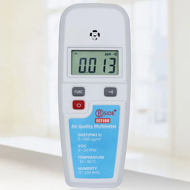 Multi-functional Air Quality Monitor Dust PM2.5 VOC Formaldehyde Detector Temperature Humidity Meter Haze Air Analyzer Multi-functional Air Quality Monitor Dust PM2.5 VOC Formaldehyde Detector Temperature Humidity Meter Haze Air Analyzer