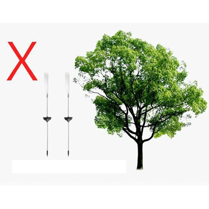 LED Solar Light Outdoor Waterproof Garden Solar LampBulb Solar Light Optical Fiber Novelty Color Lawn Yard Lamp Path Way Lights (10)