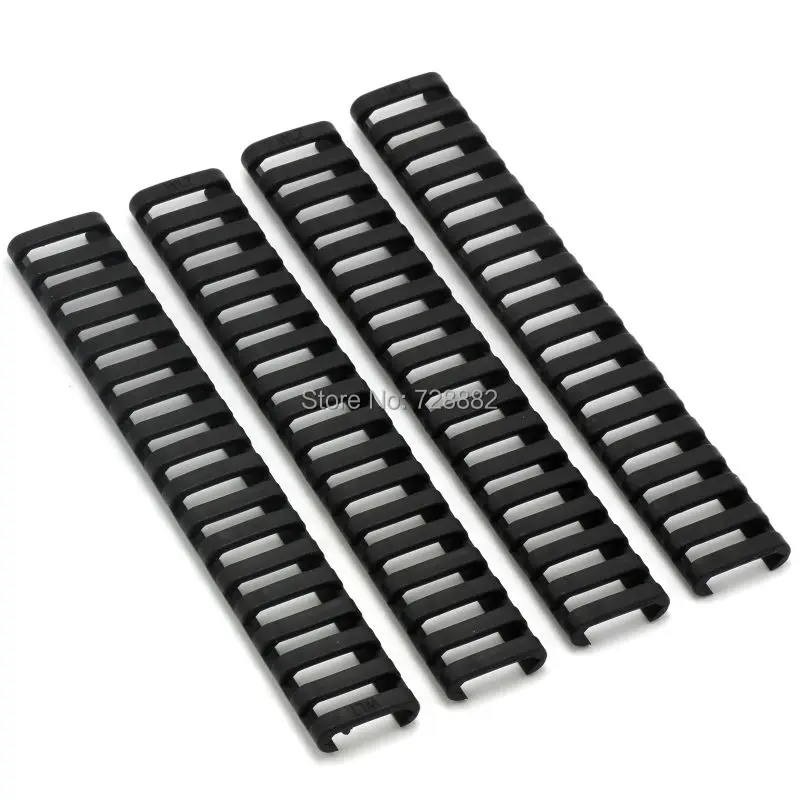 Ladder Rail Cover Fit For Weaver Picatinny 7/" Handguard Quad NEW ! Pack Of 4