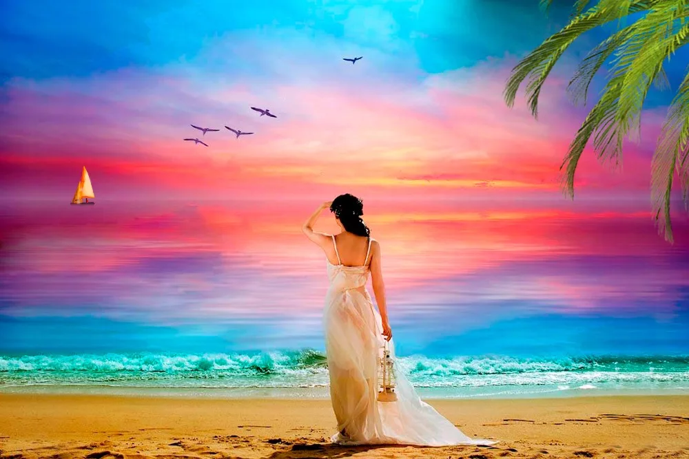 прекрасная планета. душа в космосе. мир начинается с красоты. жозефина уолл мать земля. девушка море ветер.