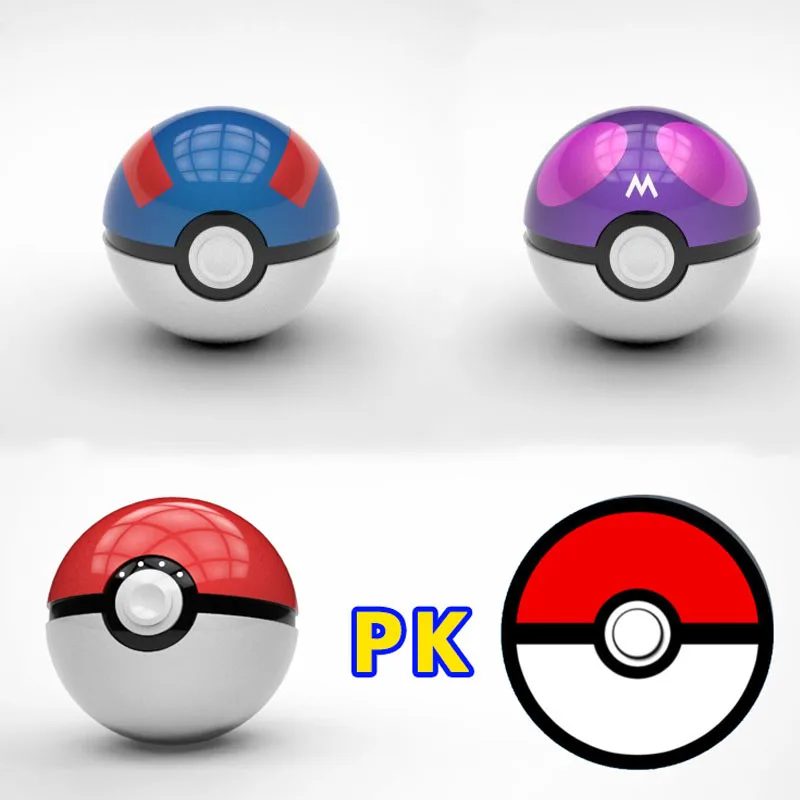 12000mAh Pokeball Go Power bank Pokeball 12000 Mah Powerbank LED Quick Phone Charge Power Bank Cartoon 3D External Battery