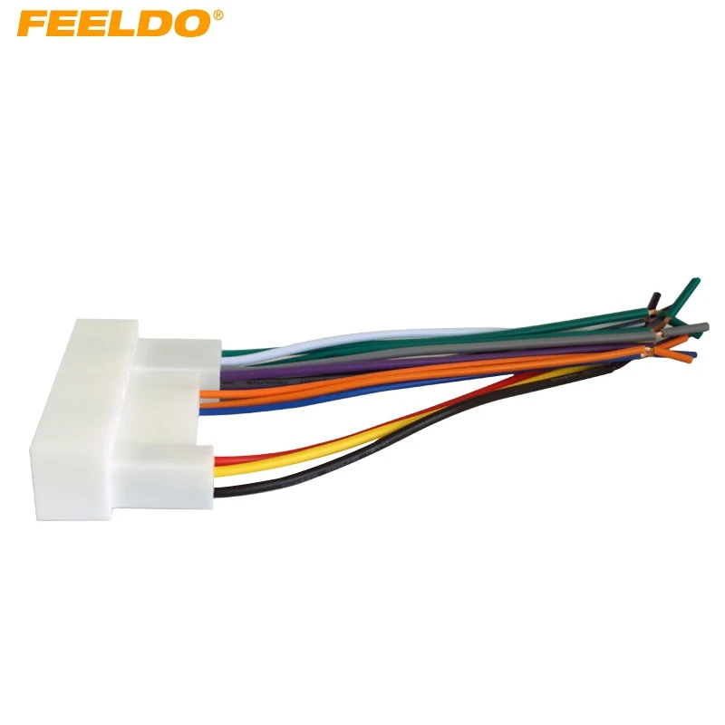 1Pc Car Radio Stereo Wiring Harness Adapter Plug For Hyundai IX35/Santa