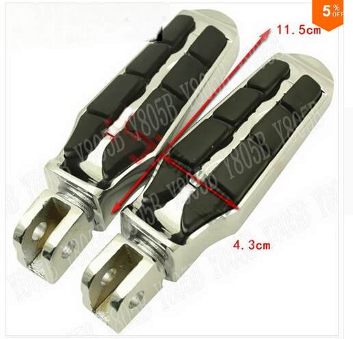 

Motorcycle Front Foot Pegs Footrest For Honda Magna VF 250 VF750 1996-2015
