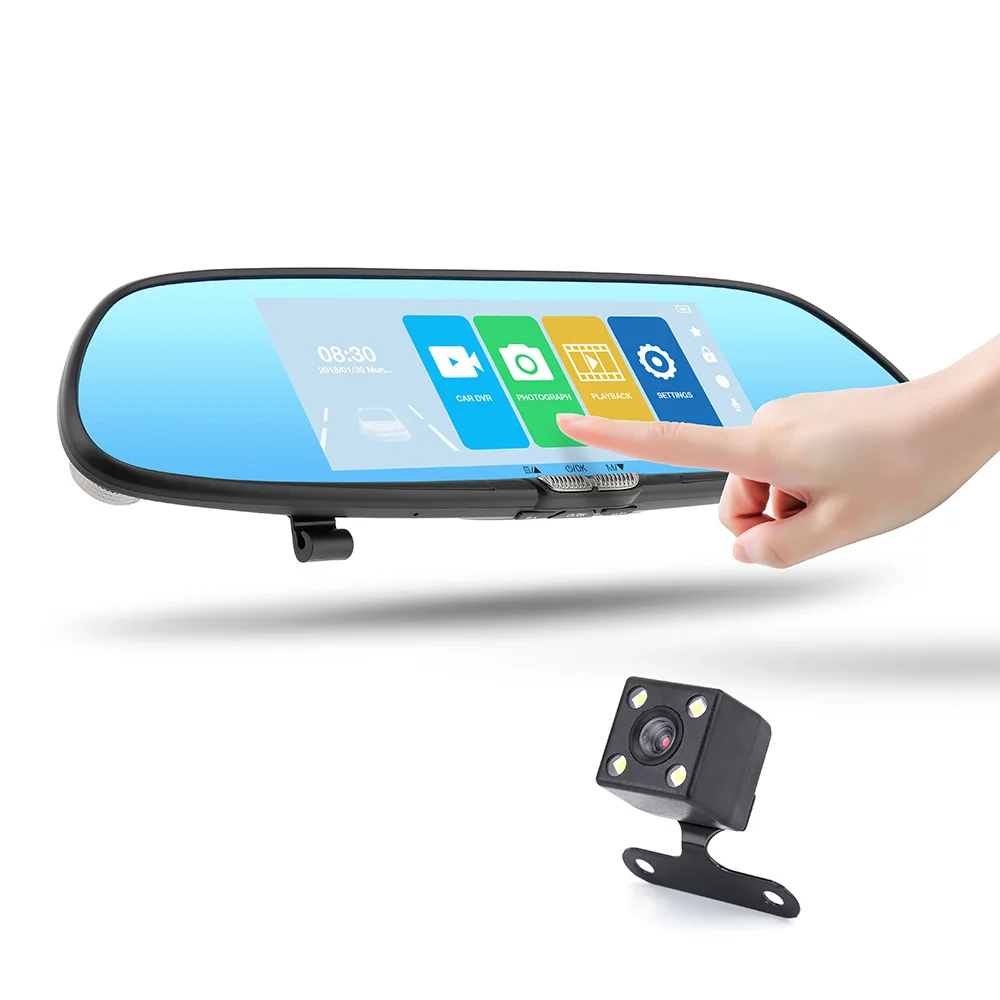 7'' car rearview mirror Car DVR Car Driving Video Recorder Camera Car Reverse Image Anti-Shake Vehicle Driving Video Recorder 7'' car rearview mirror Car DVR Car Driving Video Recorder Camera Car Reverse Image Anti-Shake Vehicle Driving Video Recorder
