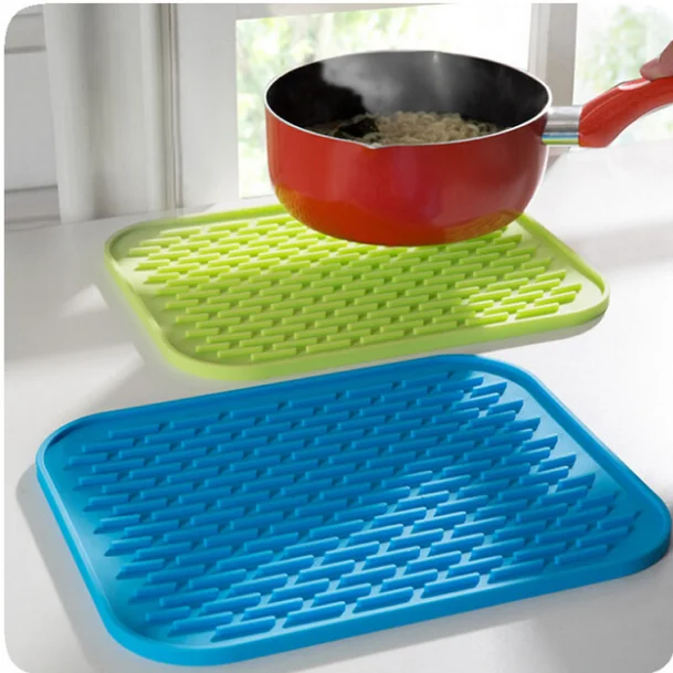 

Silicone Anti-scalding Insulation Placemat Kitchen Decor Non-slip Mats Coffee Tea Place Mats Restaurant Table Accessories LF397
