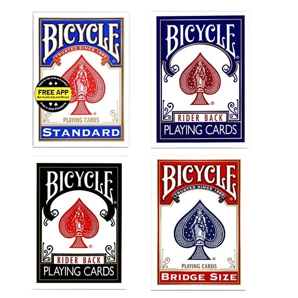 

Bicycle Rider Back Standard Index Playing Cards Red/Blue Deck Poker Size 808 New Sealed USPCC USA Magic Cards Magic Tricks Props