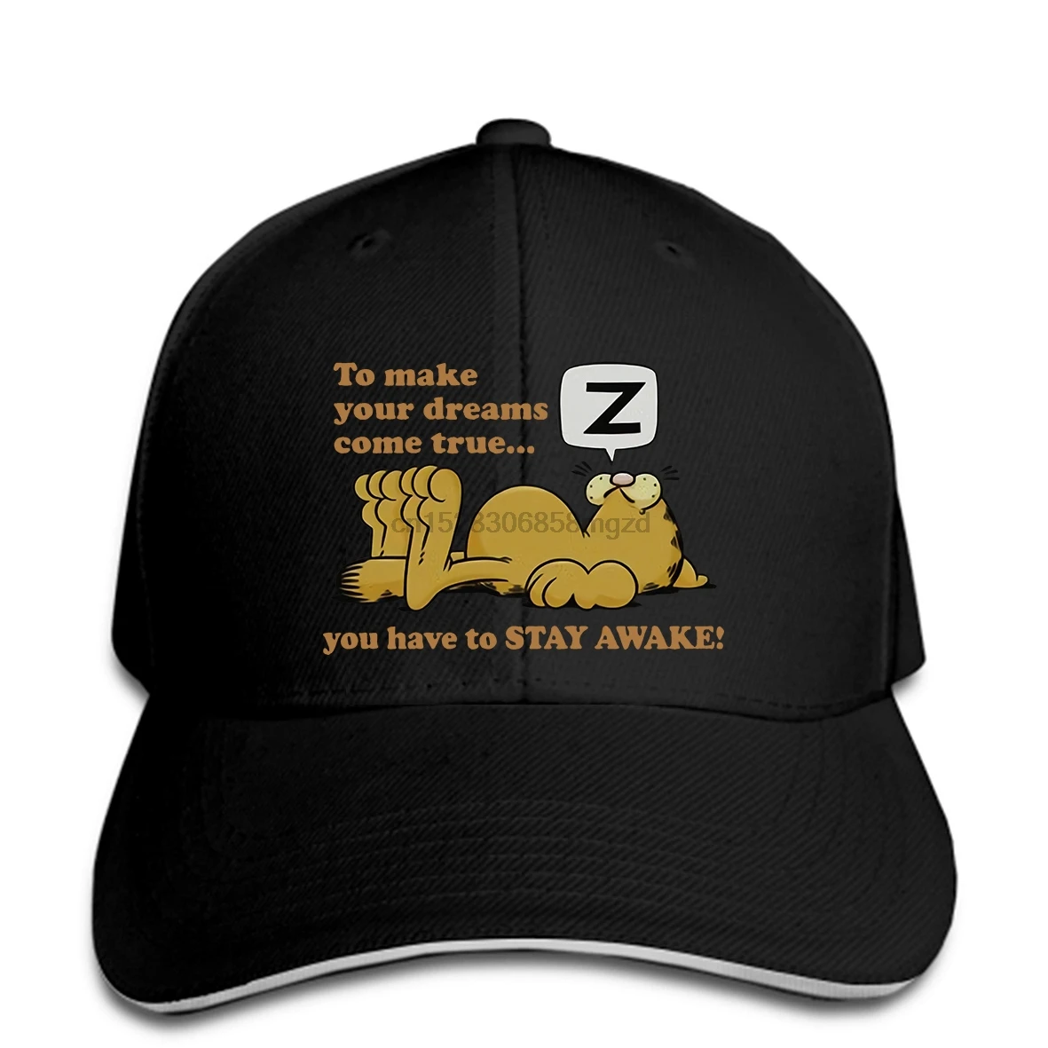 

Garfield - Stay Awake Apparel Men Men Baseball Cap1 Snapback Cap Women Hat Peaked