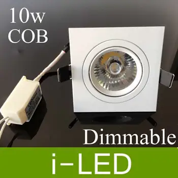

20% off 10w cob led ceiling light dimmeble recessed led down light fixture led lighting 85-265v cri>85 warm cold white UL CE