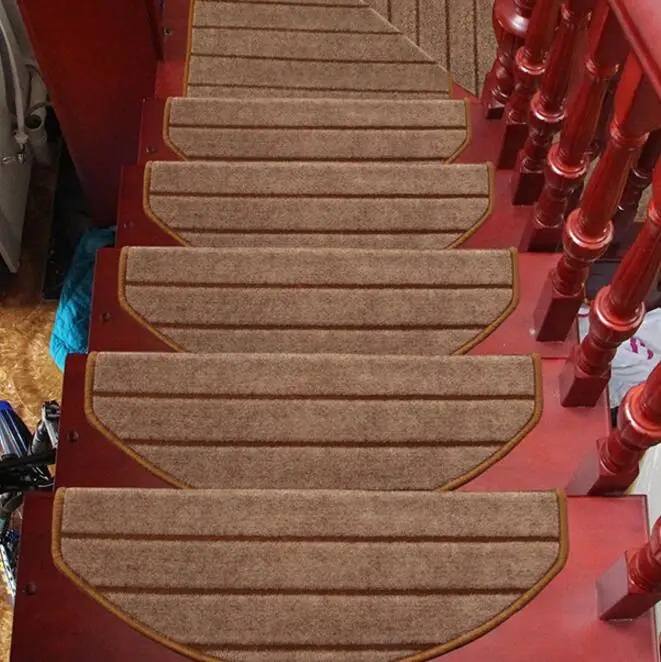 Fashion 12-Pieces Stair Carpet Sets Slip Resistance Stair Tread Mats Step Rug For Stair 65X24cm Fit For 25cm Width Stair pad Fashion 12-Pieces Stair Carpet Sets Slip Resistance Stair Tread Mats Step Rug For Stair 65X24cm Fit For 25cm Width Stair pad