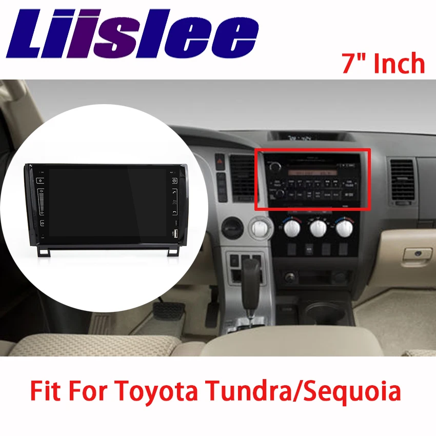 Liislee For Toyota Tundra/Sequoia 2007~2015 Car Audio Video Navigation GPS Multimedia Stereo Player