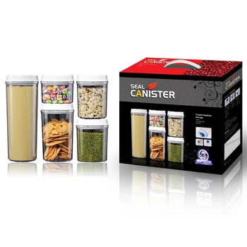 

5pcs /lot High Quality Transparent PP Material Seal Pot Preservation Storage Bottles Jars Food Noodle Refrigerators Box