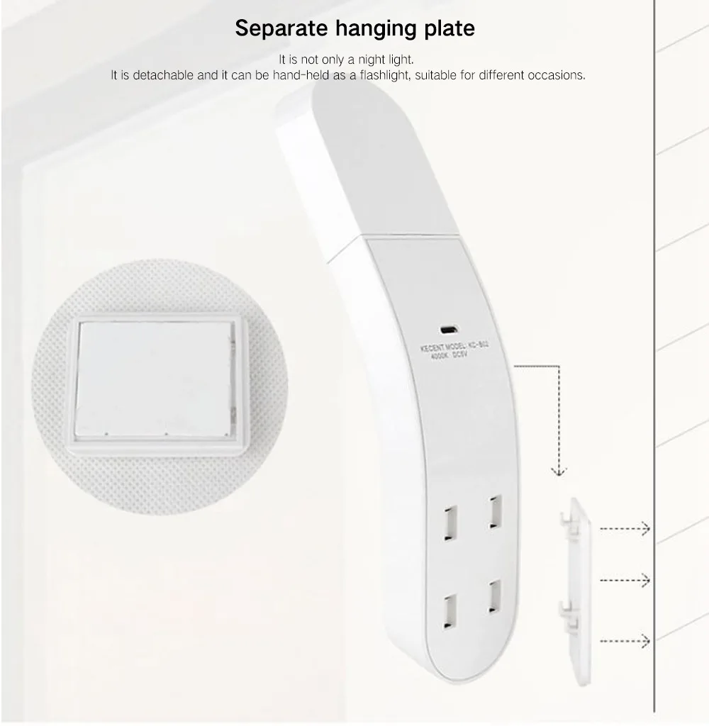 Защита глаз Смарт индукция светодиодный ночник для дома теплый свет usb зарядка портативная Ночная мини-лампа для аварийной ситуации