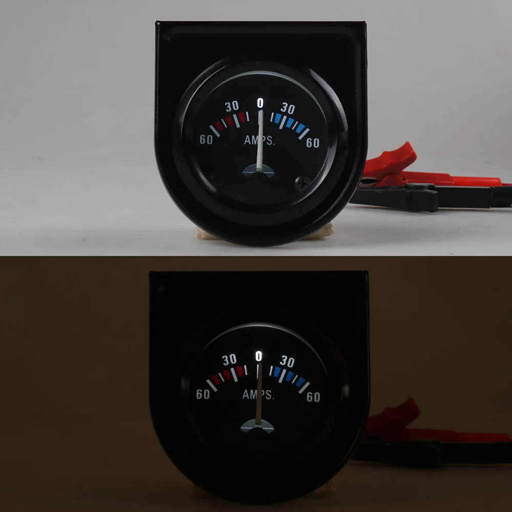 Измеритель амперметра " 52 мм 60-0-60 Амперметр 12 вольт лодочный грузовик atv Амперметр автомобильный измеритель YC100006