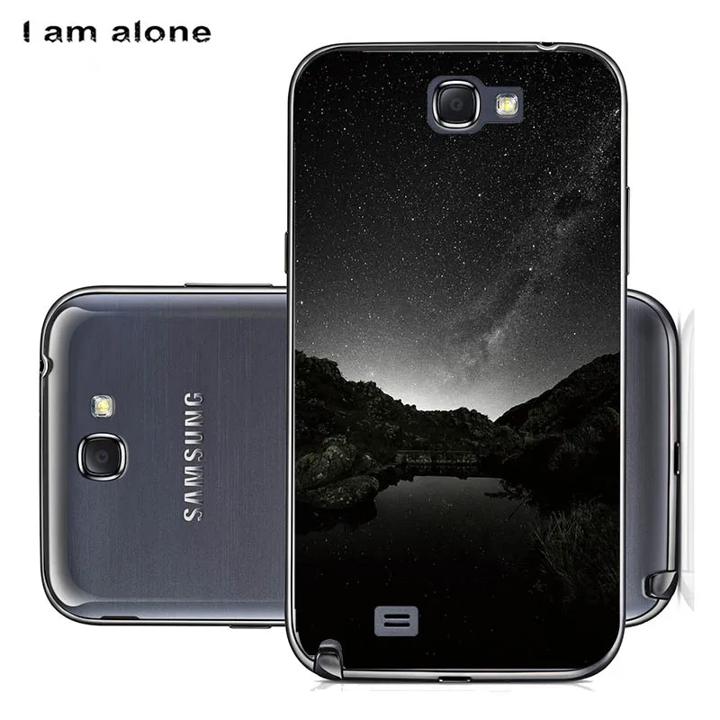 Чехлы для телефонов I am alone для samsung Galaxy Note 2 II N7100, 5,5 дюймов, жесткий пластиковый пакет, Модный Цветной Чехол для мобильного телефона - Цвет: PC U34