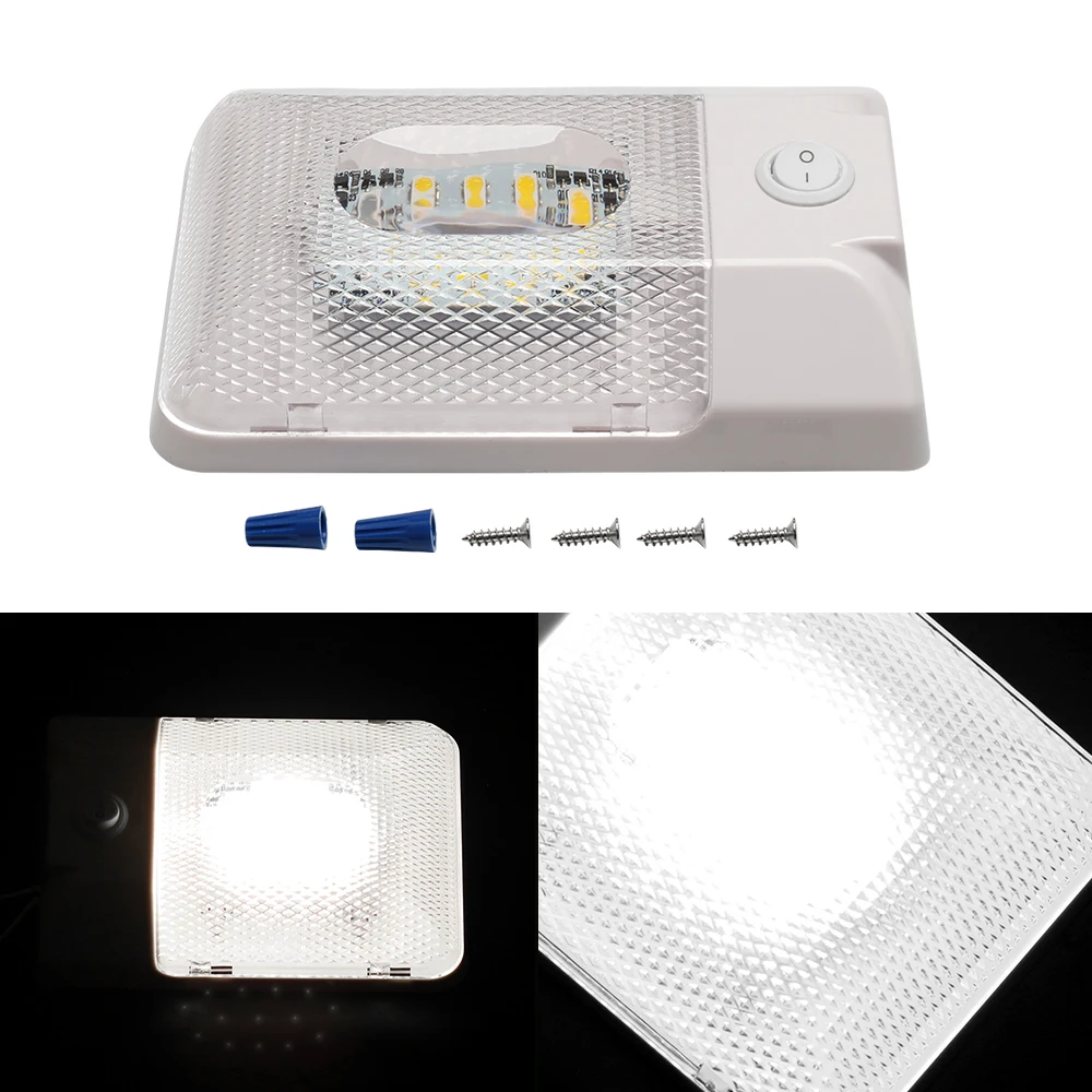 12v 280LM Dimmer 24 LED Interior Ceiling Light For Boat/Camper Trailer