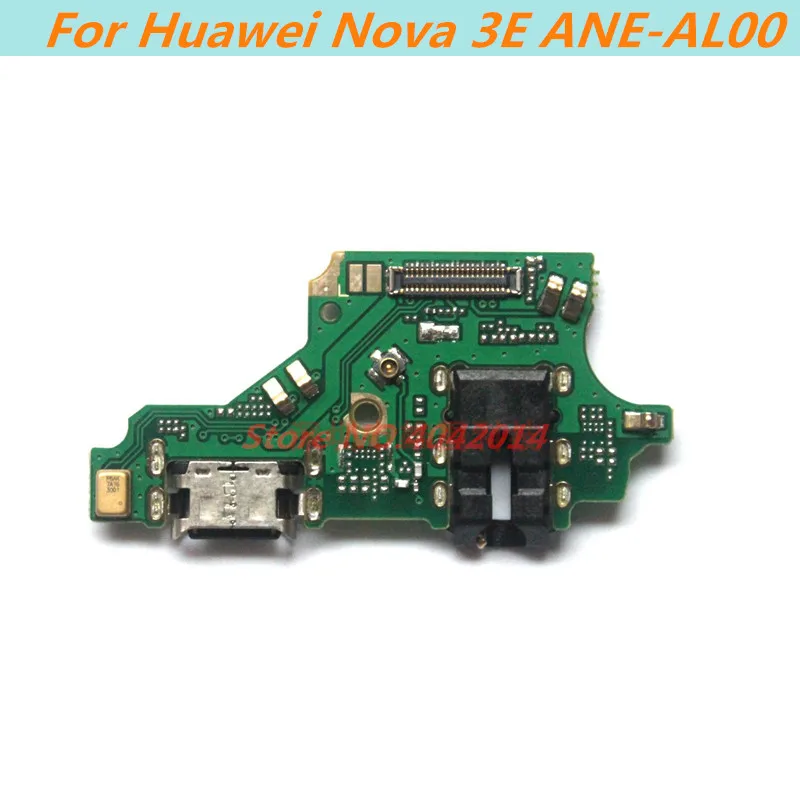 10pcs Original USB Charging port Dock with microphone Flex cable For Huawei Nova 3E ANE AL00 Charger plug Headphone Audio Jack