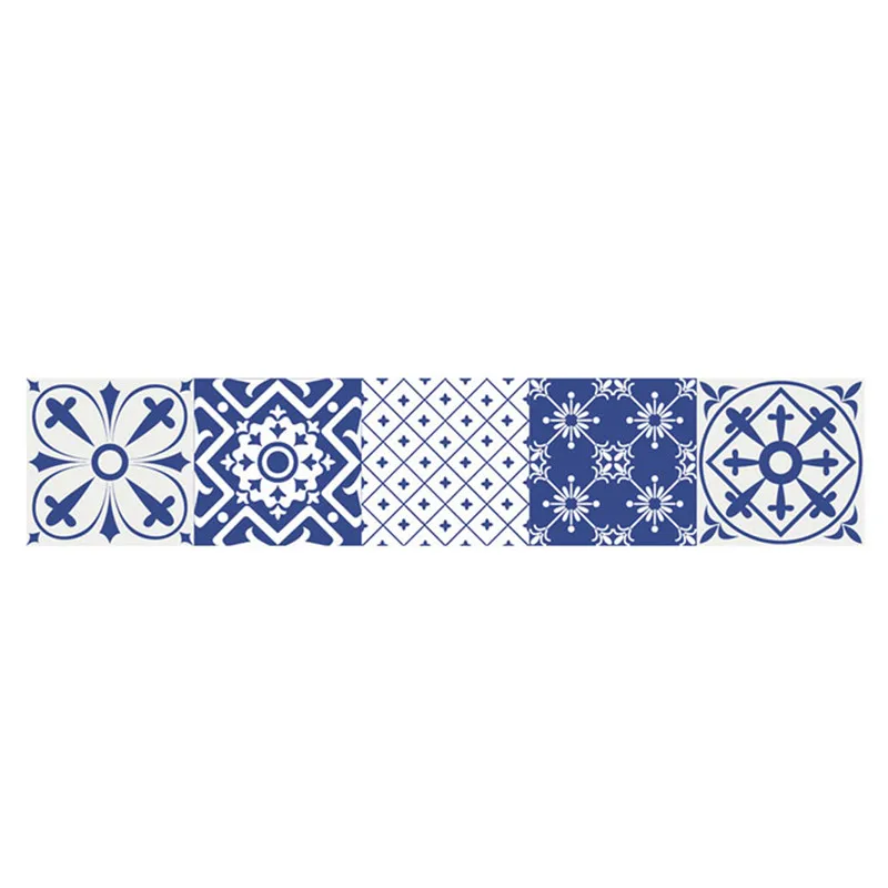 Винтажный марокканский стиль плитки стикер s ПВХ водонепроницаемый самоклеющийся стикер стены s мебель ванная комната DIY Съемная плитка наклейка - Цвет: AB