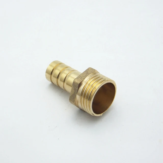 12mm Hose Barb x 1/2" Male BSP Thread Brass Barbed Pipe Fitting Coupler