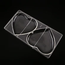 Großhandel große herzförmige schokolade schimmel, polycarbonat hochzeit schokolade am stiel formen, kunststoff lutscher schokoladenformen