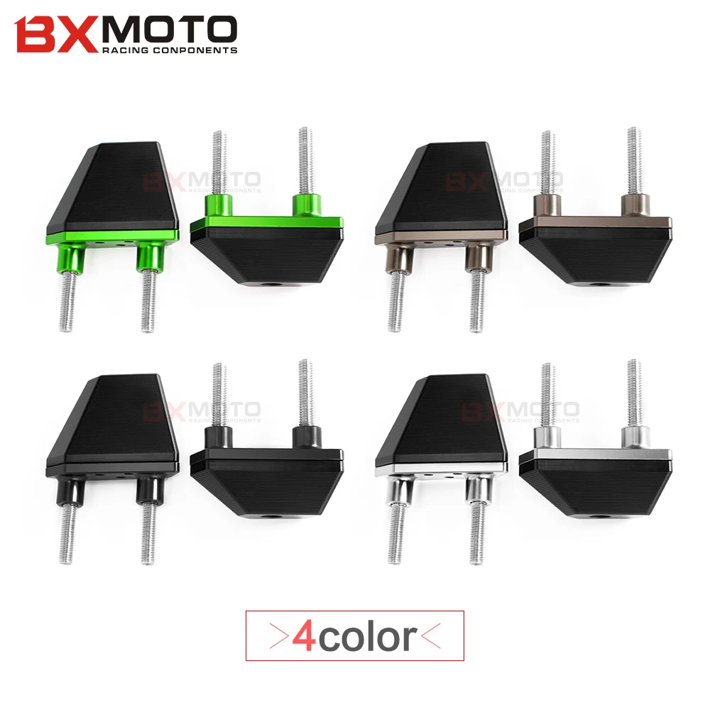 Аксессуары для мотоцикла BXMOTO с ЧПУ Kawasaki Z1000 2007 2008 2009 Green Frame Sliders Crash Pad Protector Falling