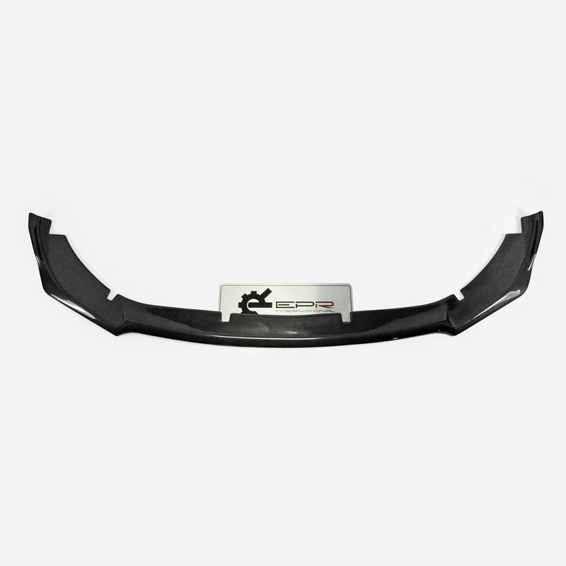 

Type M Carbon Fiber Front Lip Glossy Fibre Bumper Splitter Under Spoiler Body Kit Car Accessories Racing Trim For Kia Stinger