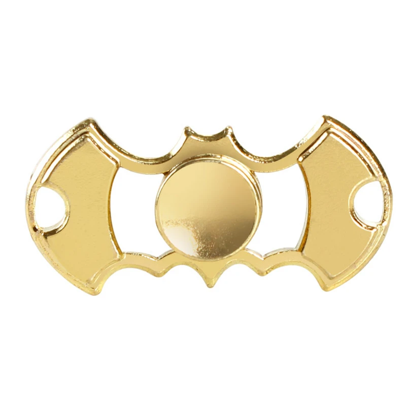Batman Alumínio Ouro banhado a Moda Mão Fidget Spinner Spinner para Alívio Do Autismo e TDAH Foco Ansiedade Estresse Brinquedos de Presente