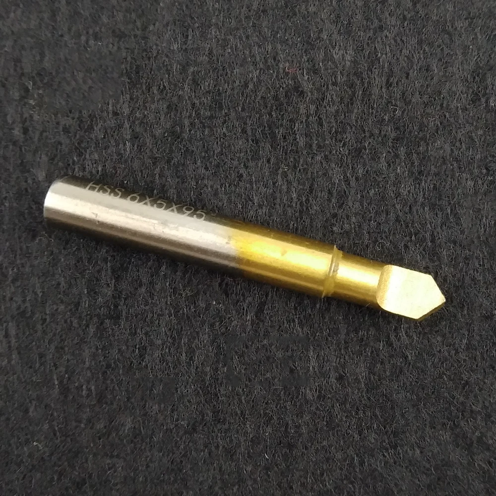 

CHKJ 95 Degree HSS Straight Shank Carbide Key End Miller Cutter Milling Cutting Machine Locksmith Supplies