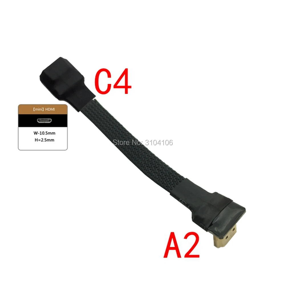 A2 FPV 5 см 10 15 20 30 50 FPC плоский кабель HDMI 2 0 4k/60 Гц для HDTV мультикоптера