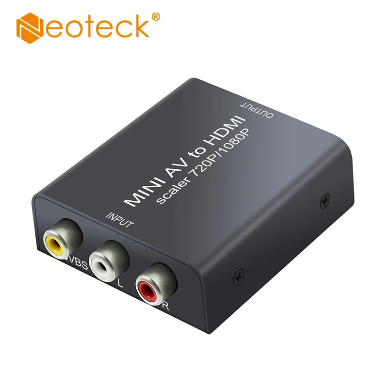

MINI CVBS To HDMI Converter Box AV to HDMI Adapter Box 1080p RCA Input to HDMI Video converter Support PAL NTSC HDTV TV PS3