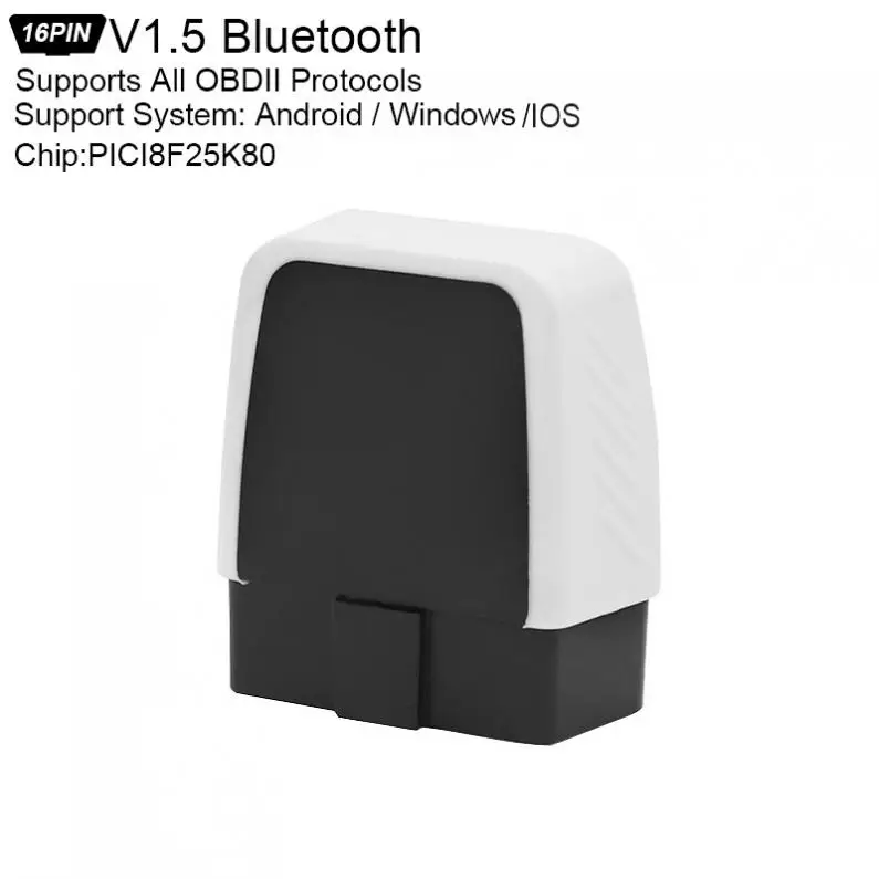 V1.5 PICI8F25K80 Bluetooth 4,0 V08 сканер Беспроводной Интерфейс Авто Интерфейс Читатели код инструмент диагностики OBDII протоколы